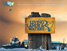 Tablet Screenshot of livinglandsandwaters.org